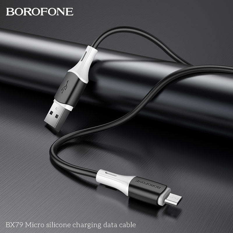 BOROFONE BX79 silicone USB-A to Micro-USB cable NZ 12